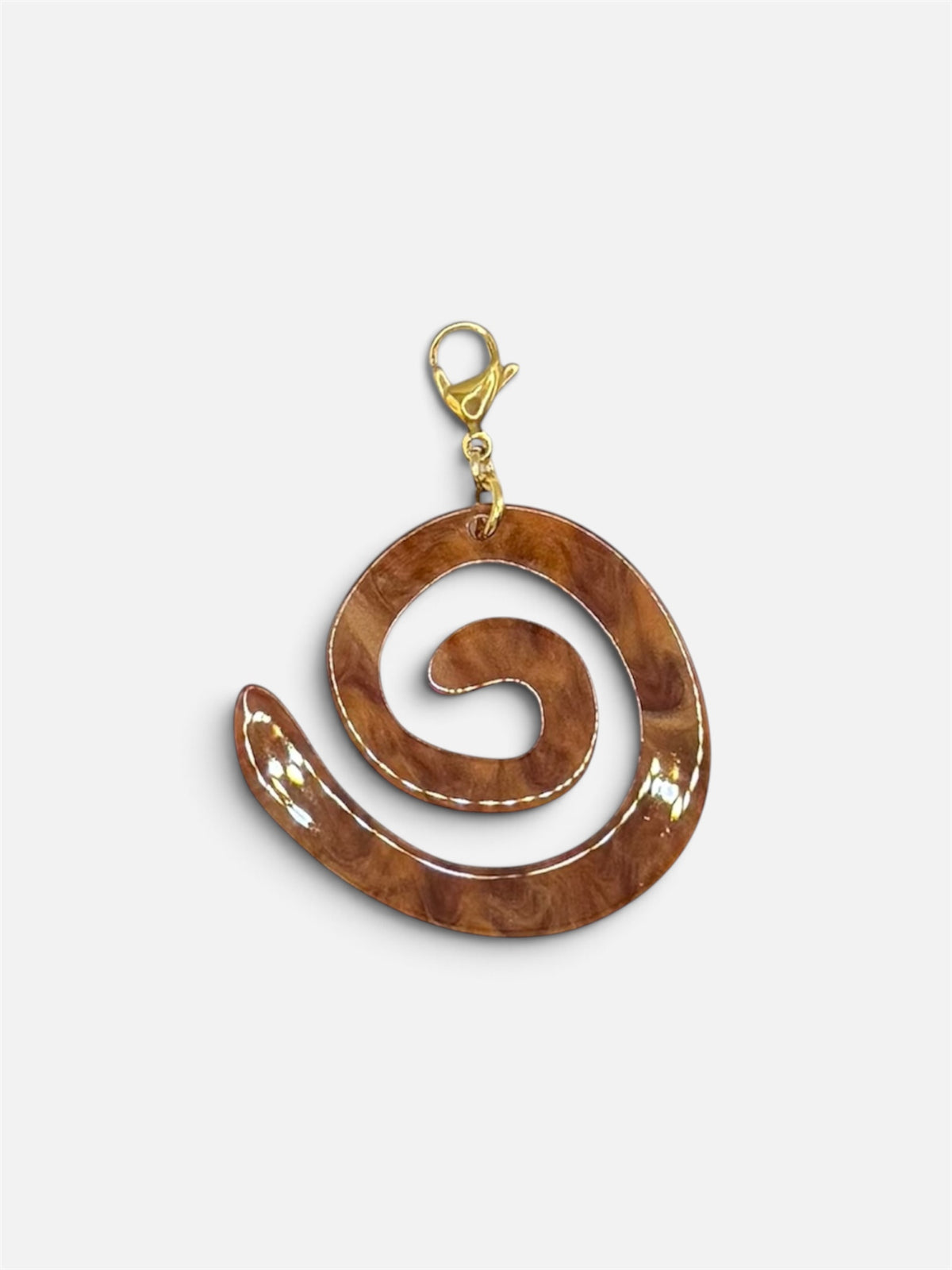 Charm Espiral Marrón