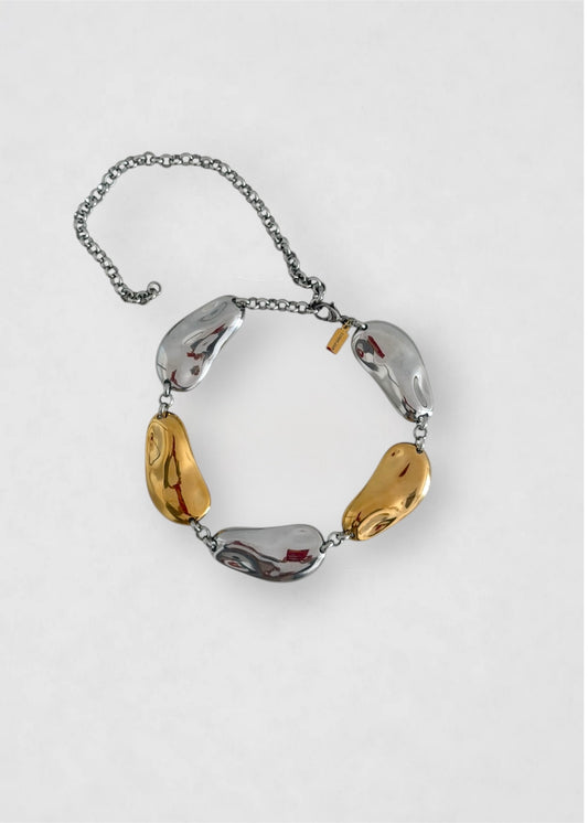 Collar Choker bicolor