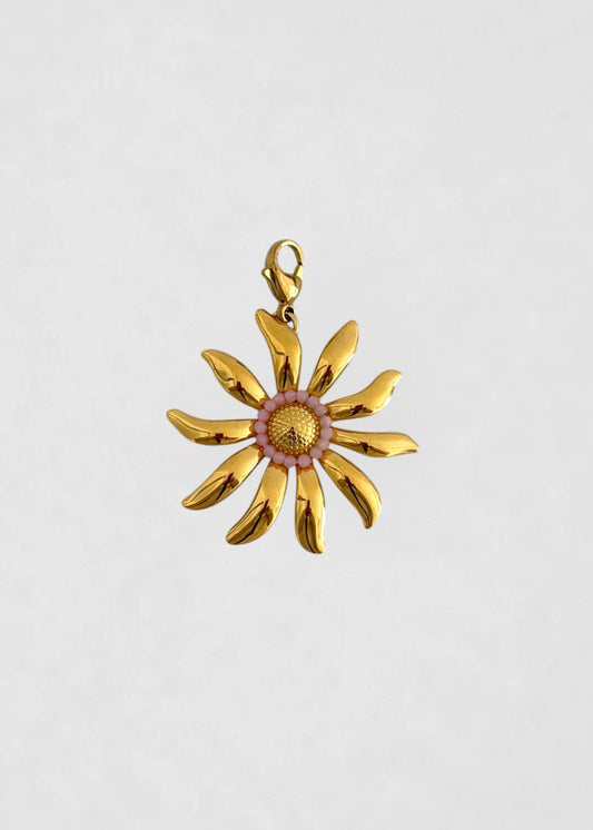 Charm Flor Dalia Rosa