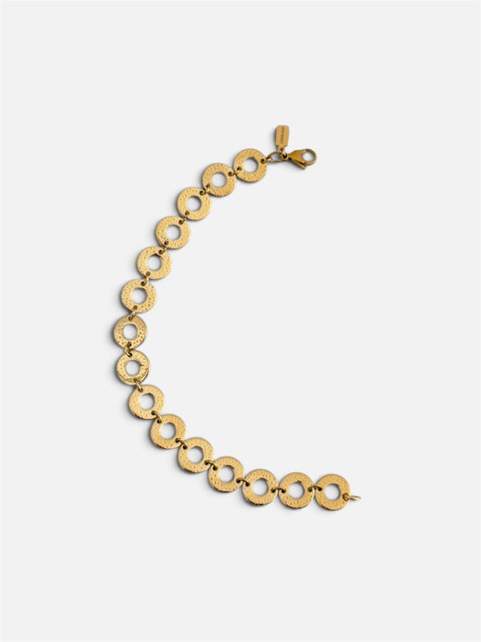 Mitad collar aro pequeño dorado