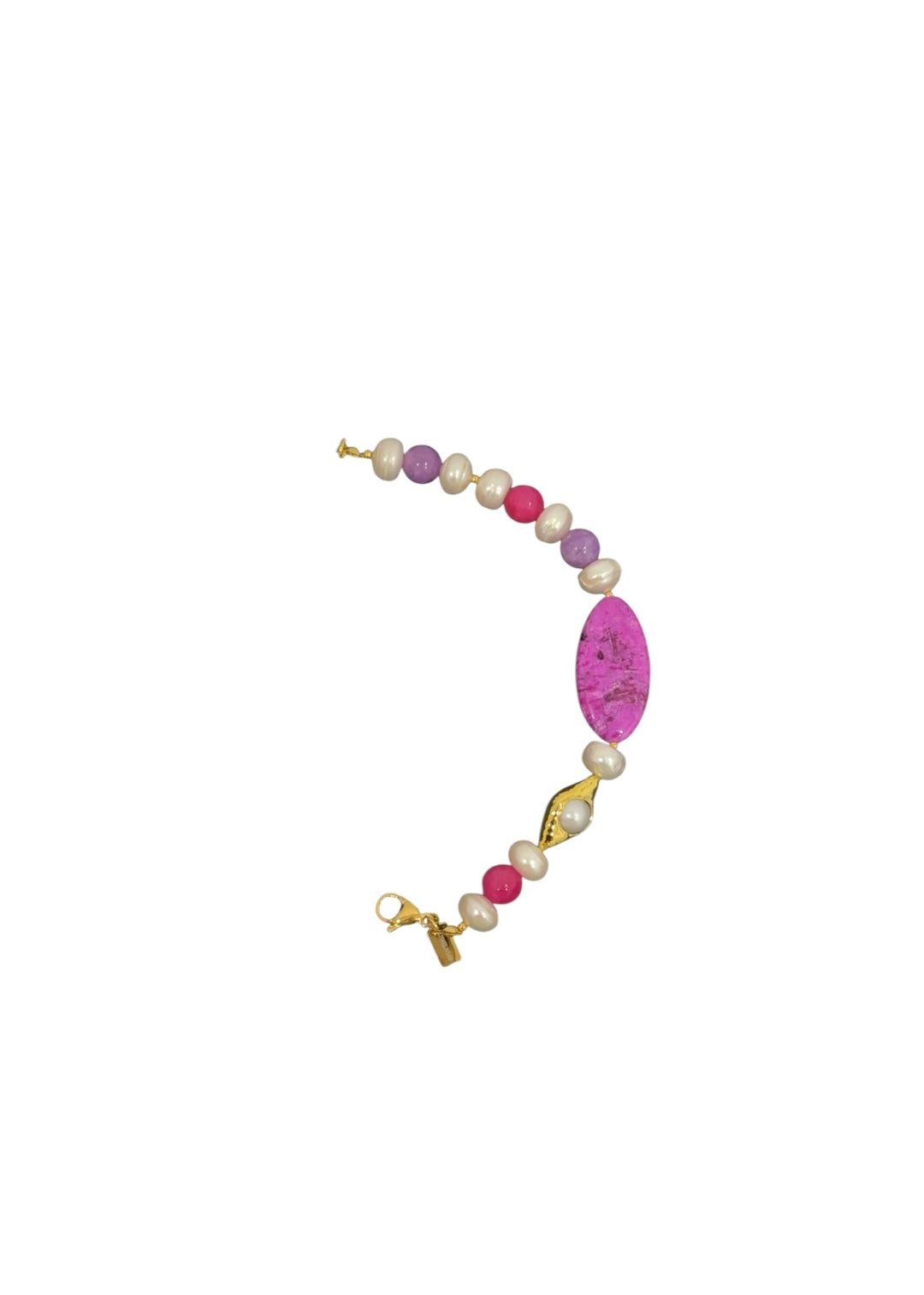 Mitad Collar Lavanda Perla