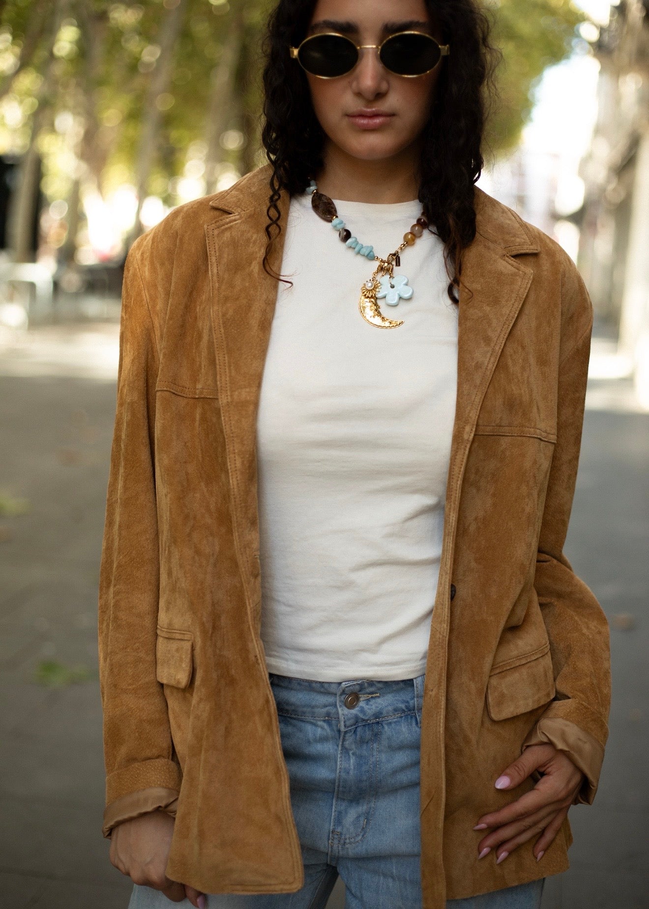 Mitad Collar Larimar