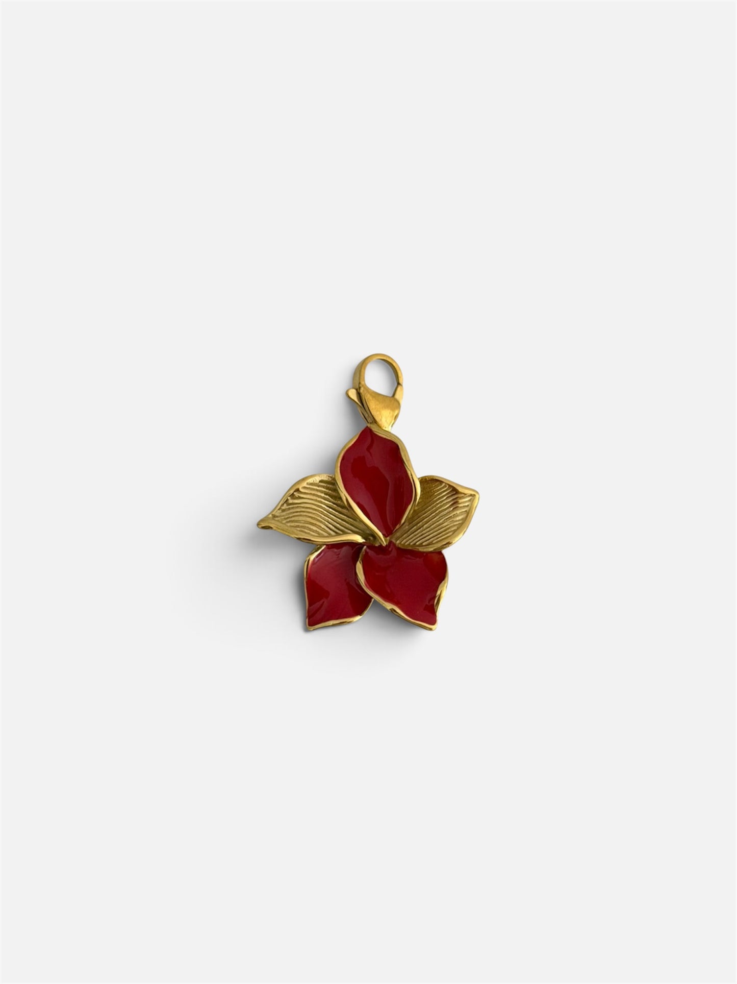 Charm Mini Flor roja