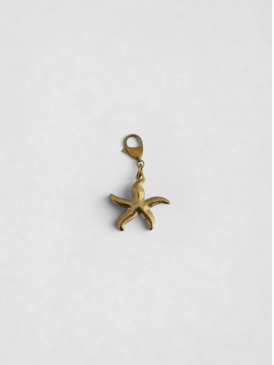 Charm estrellita de mar dorada