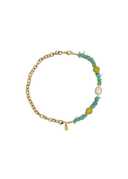 Collar Arrecife Aqua + mini Lisboa