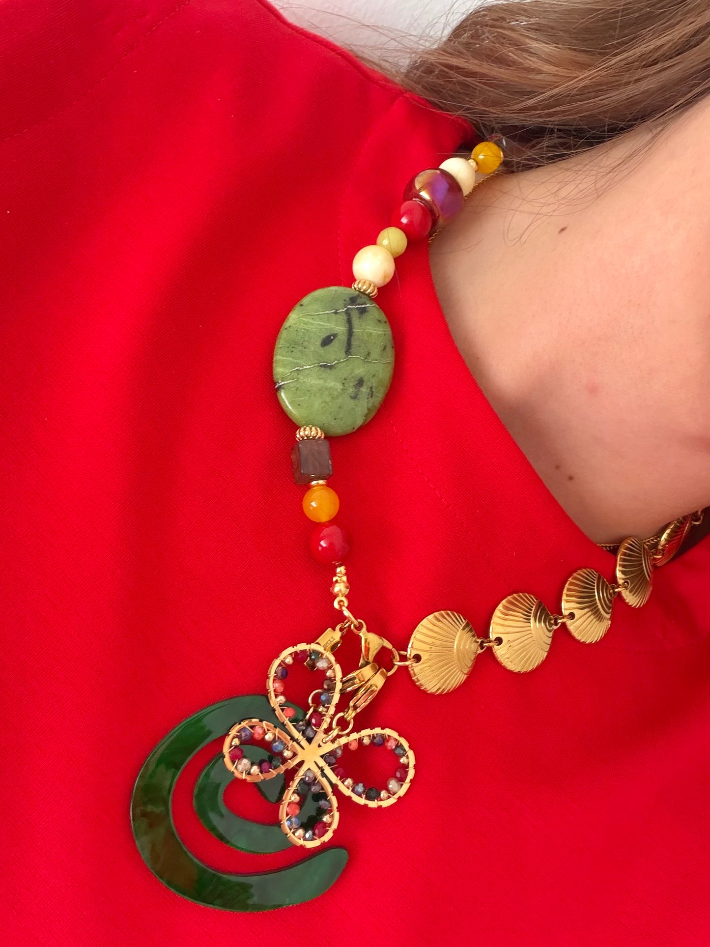 Mitad Collar Matcha
