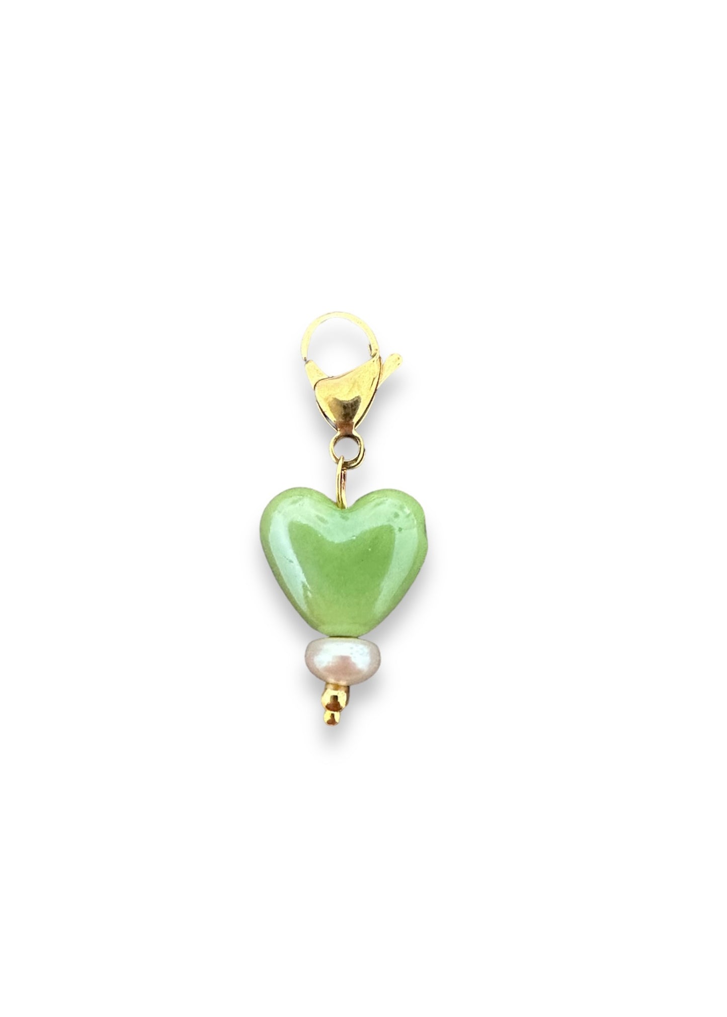 Charm mini corazón verde